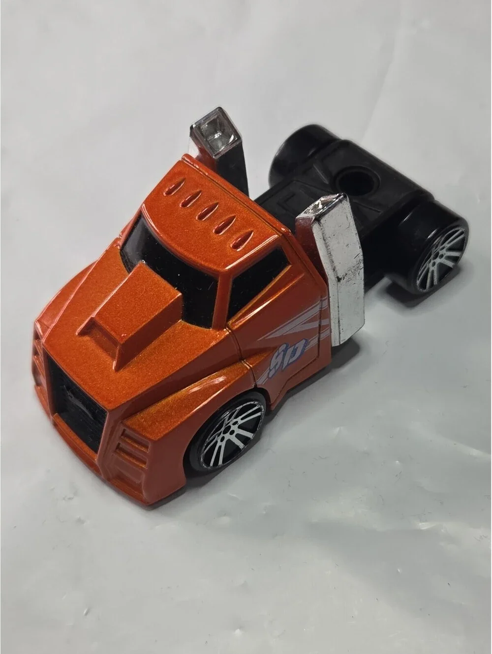 Hot Wheels Transporter Hauler Truck Street Show Car 2008 Split Decision Tractor